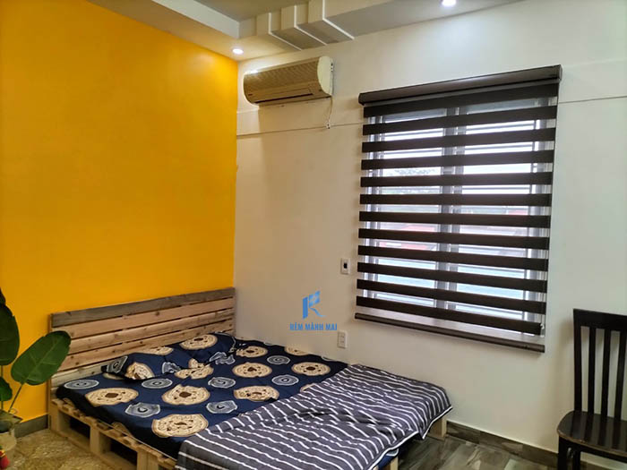 lắp rèm cuốn cầu vồng phòng ngủ đông khê 2