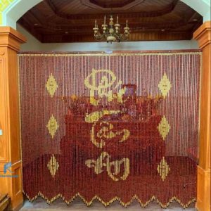 rèm hạt gỗ hải phòng mẫu 1.1